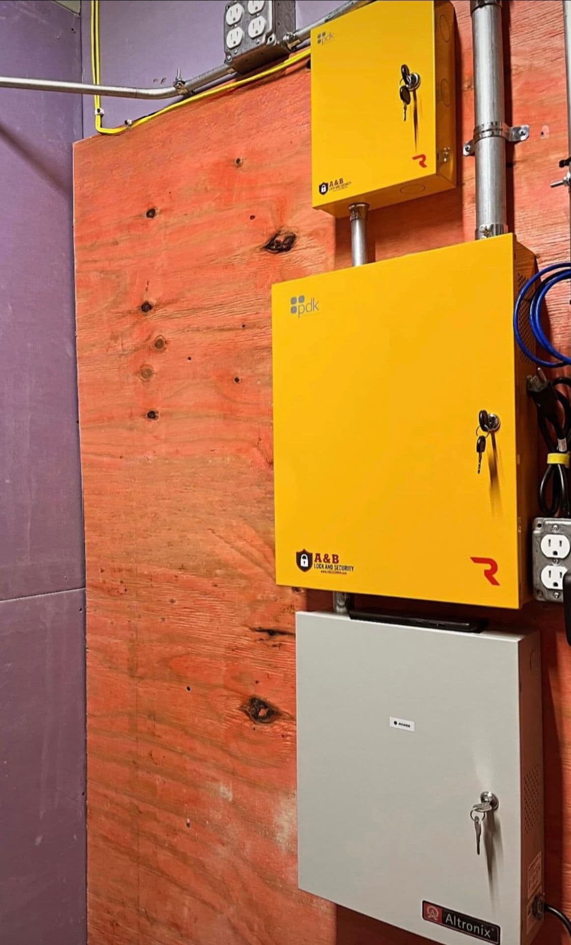 Branded access control enclosure