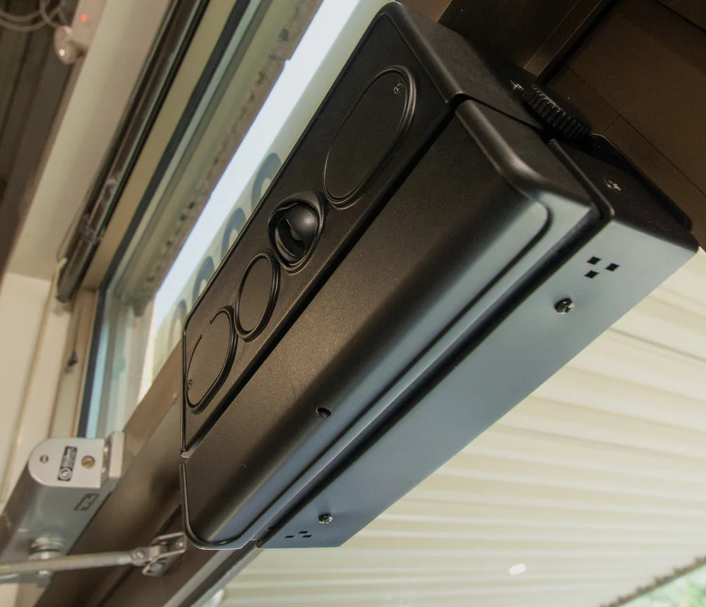 HavenLock Gen4 mounted on top of a door