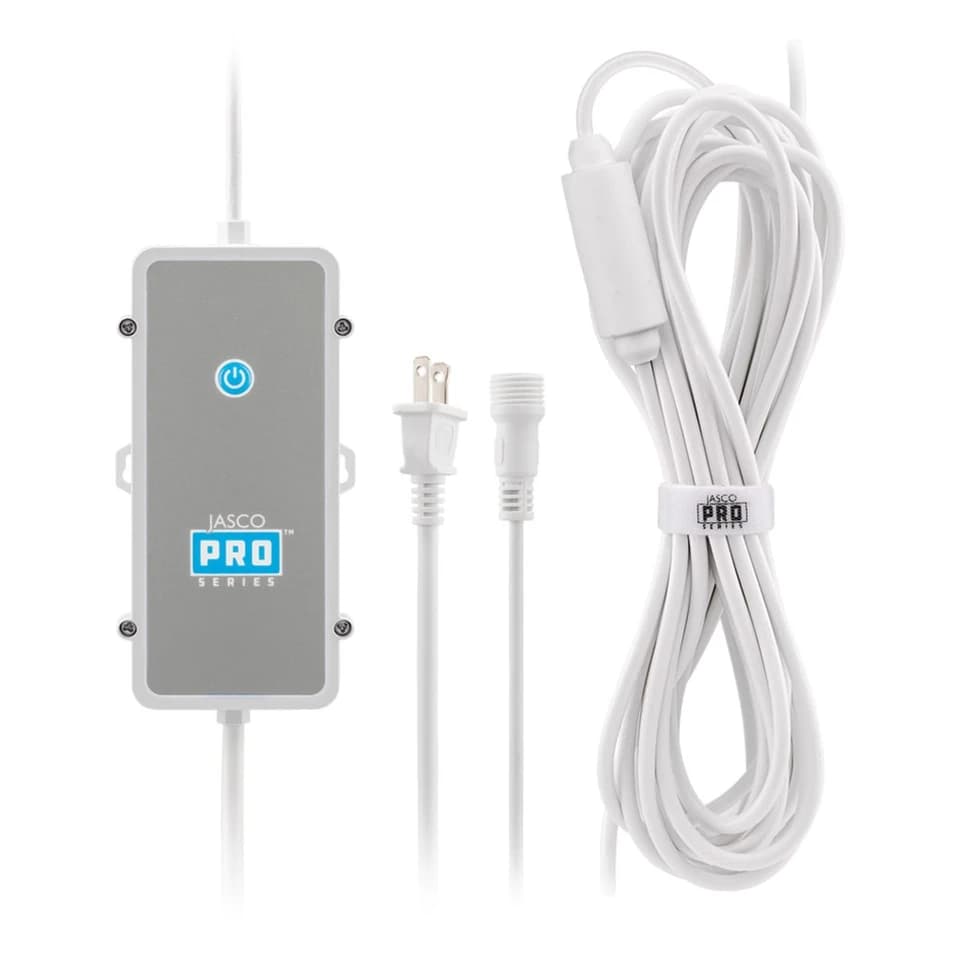 JascoPro 92W white under-eave light power supply with screws and clips