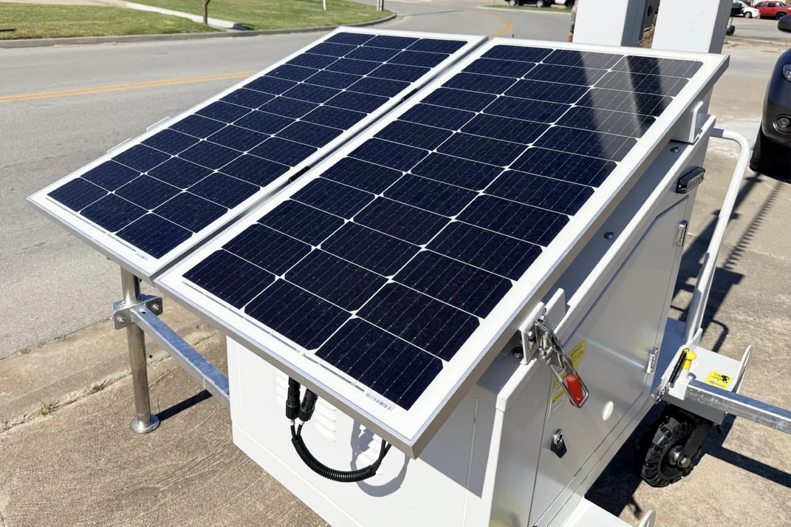 White Knight solar panel detail