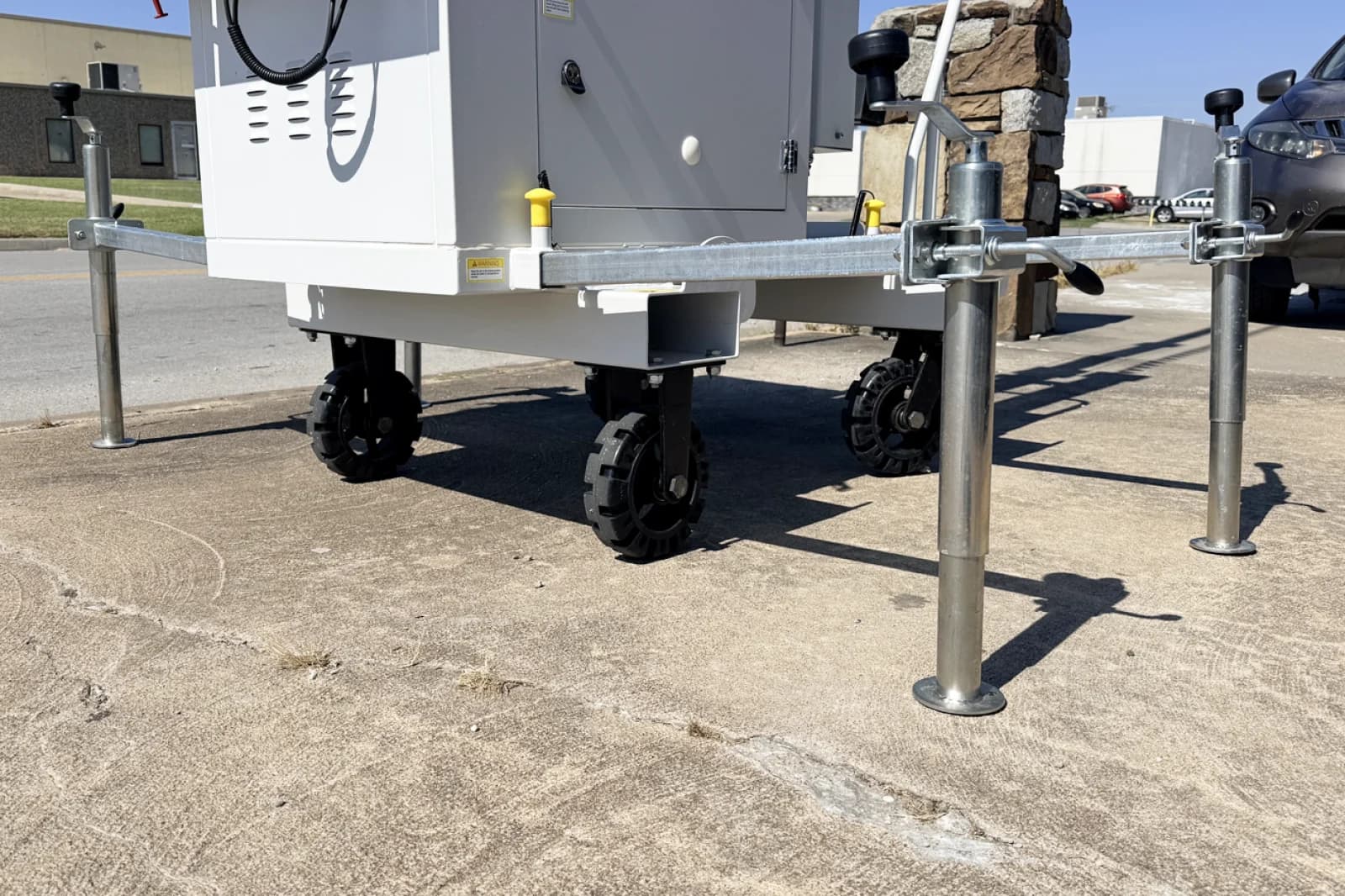White Knight wheel and mobility setup