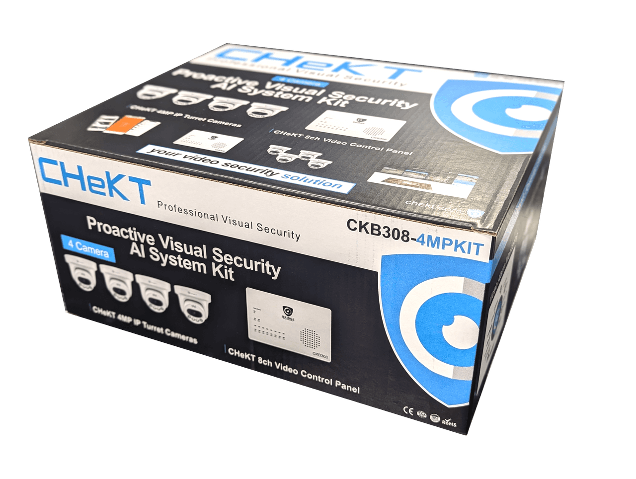 CHeKT 4-Camera Demo Kit packaging